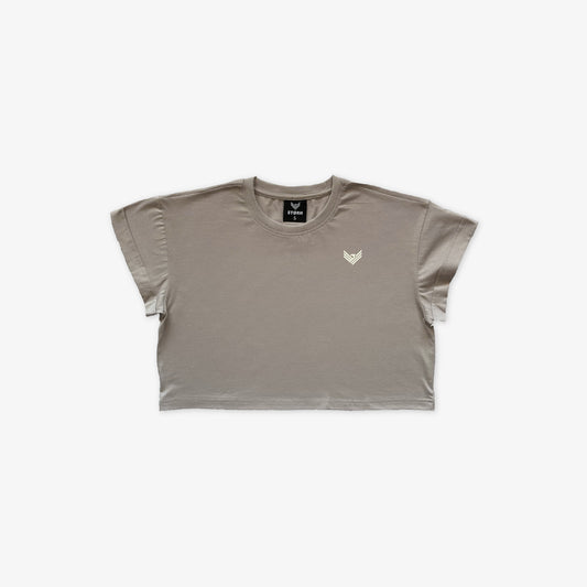 Core Crop Top - Sand