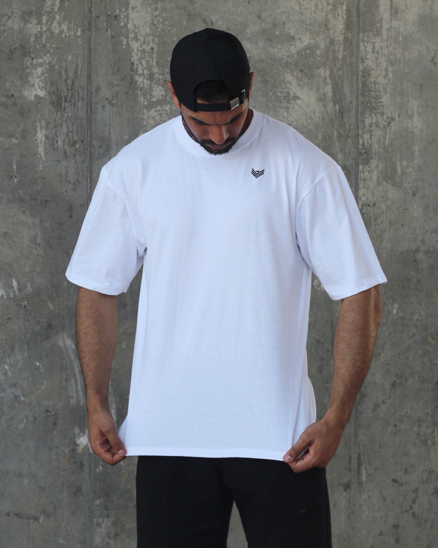 Core Oversized Tee  - White