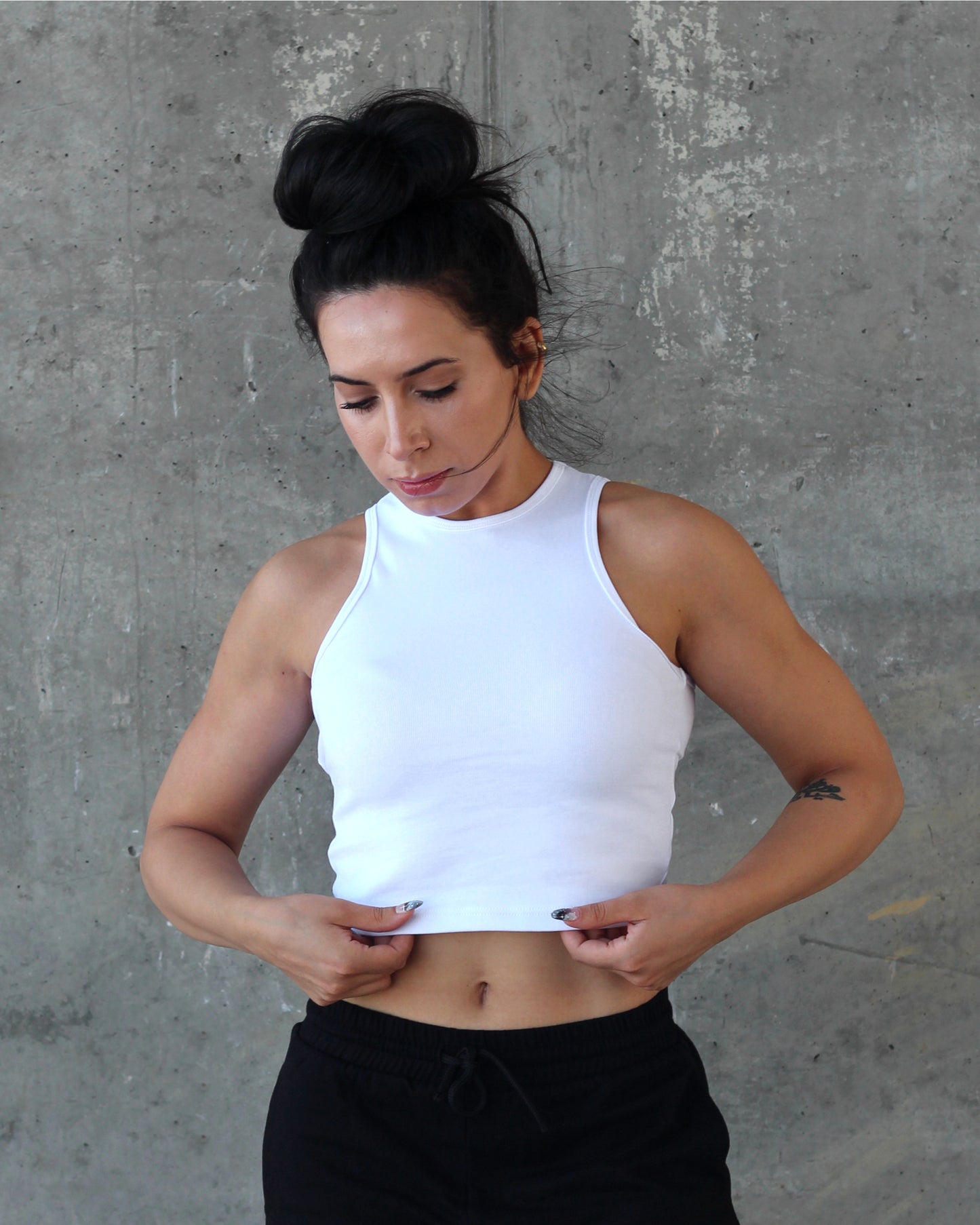 Essential Midi Tank - White
