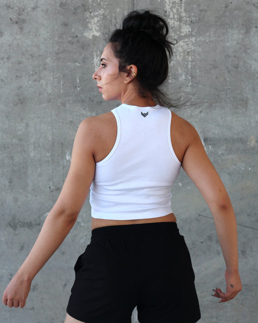 Débardeur midi essentiel - Blanc