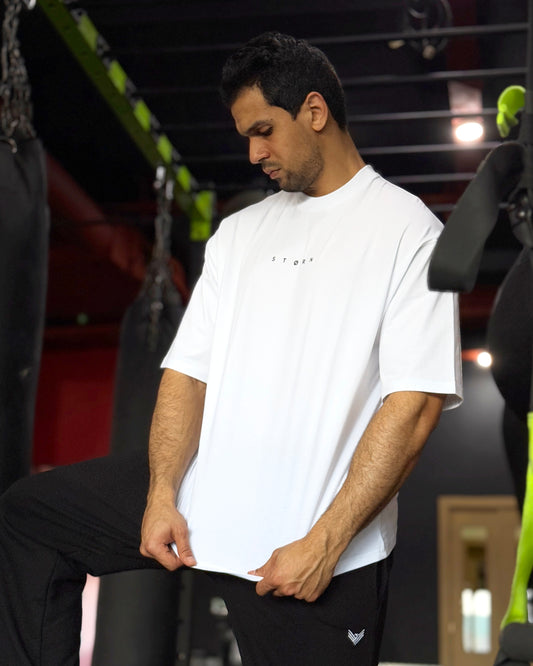 Storn Oversized Tee - White