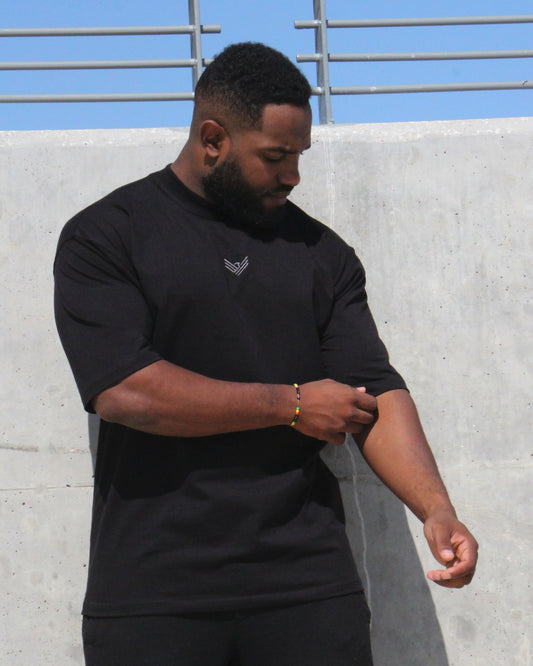 Rest Day Oversized Tee - Black