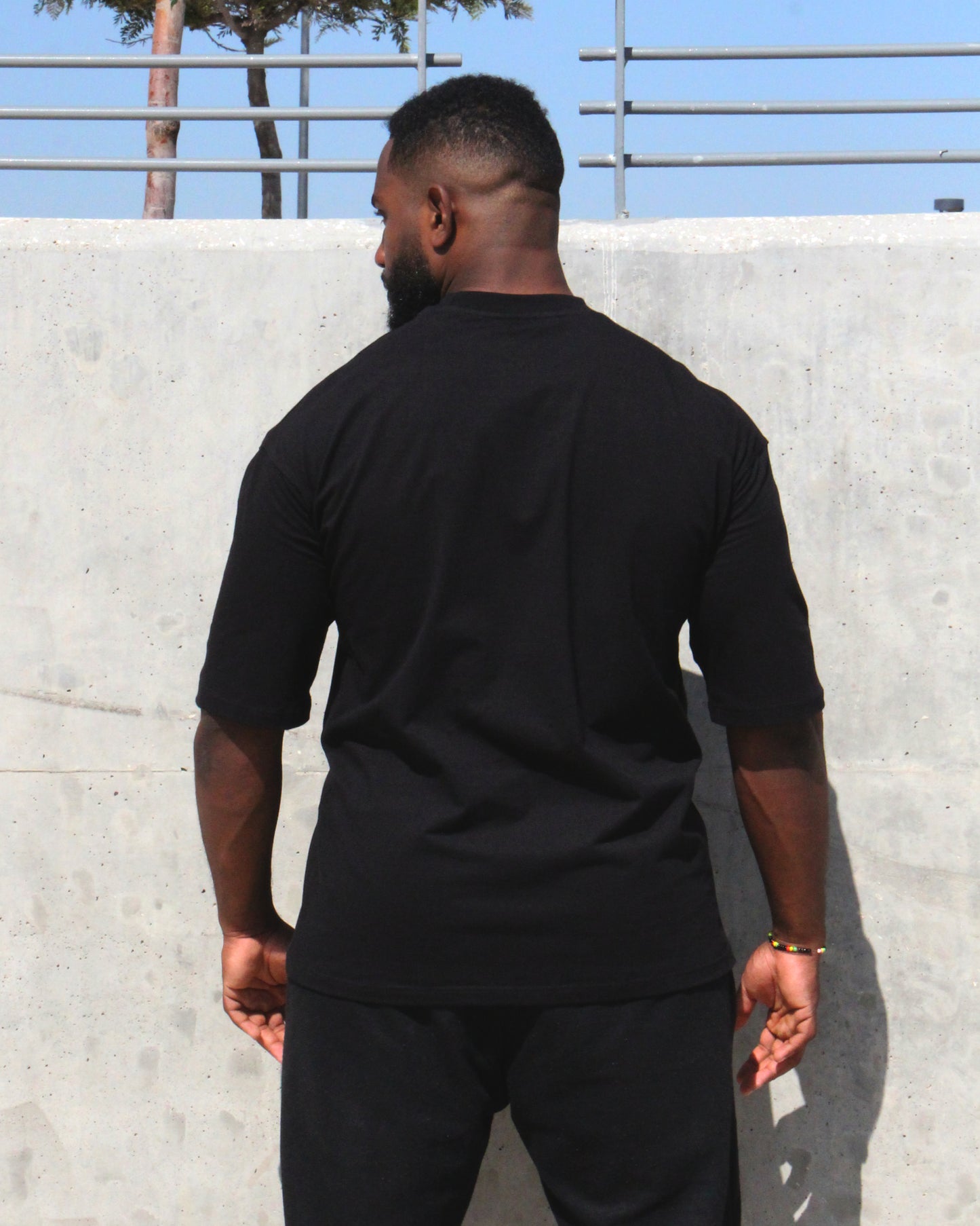 T-shirt surdimensionné Rest Day - Noir