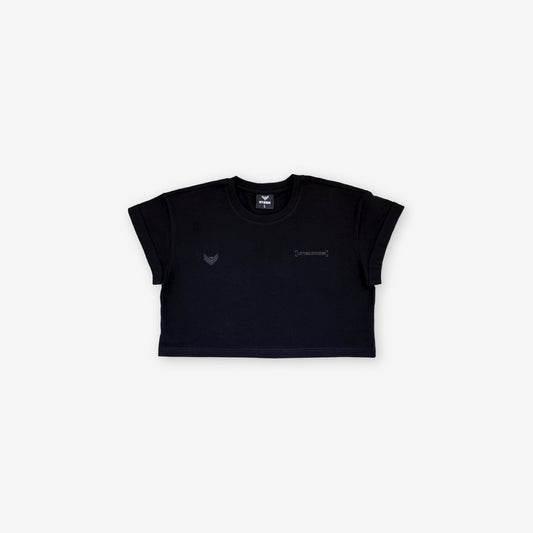 Lifting Division Crop Top - Black