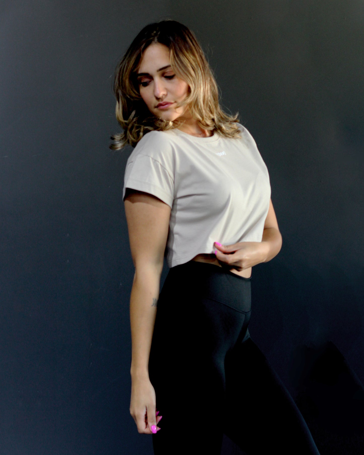 Trust Crop Top - Sand
