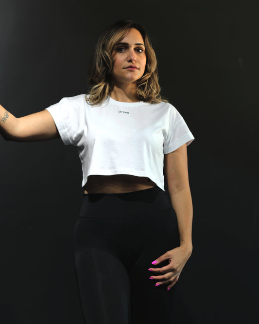 Trust Crop Top - White