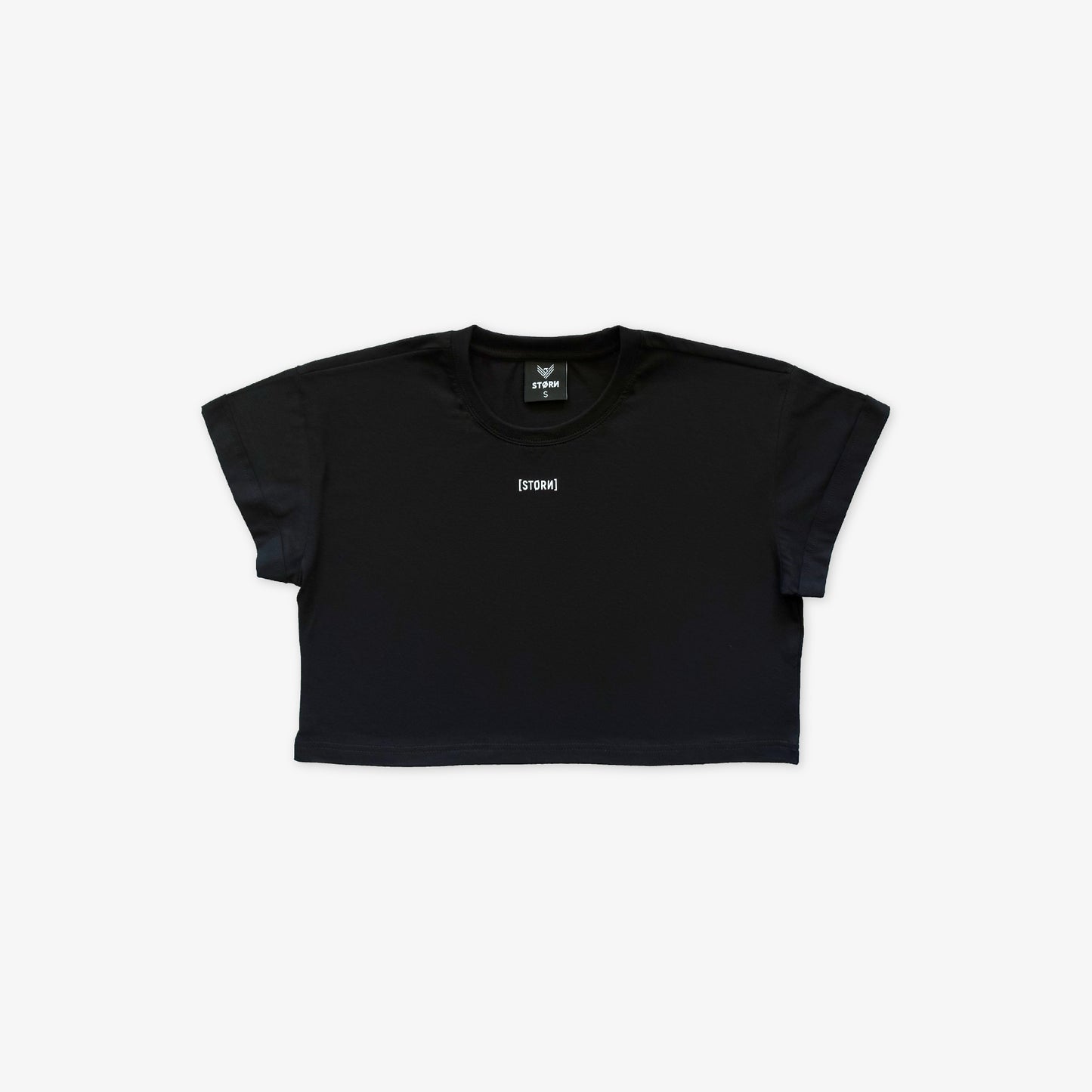 Essential Crop Top - Black
