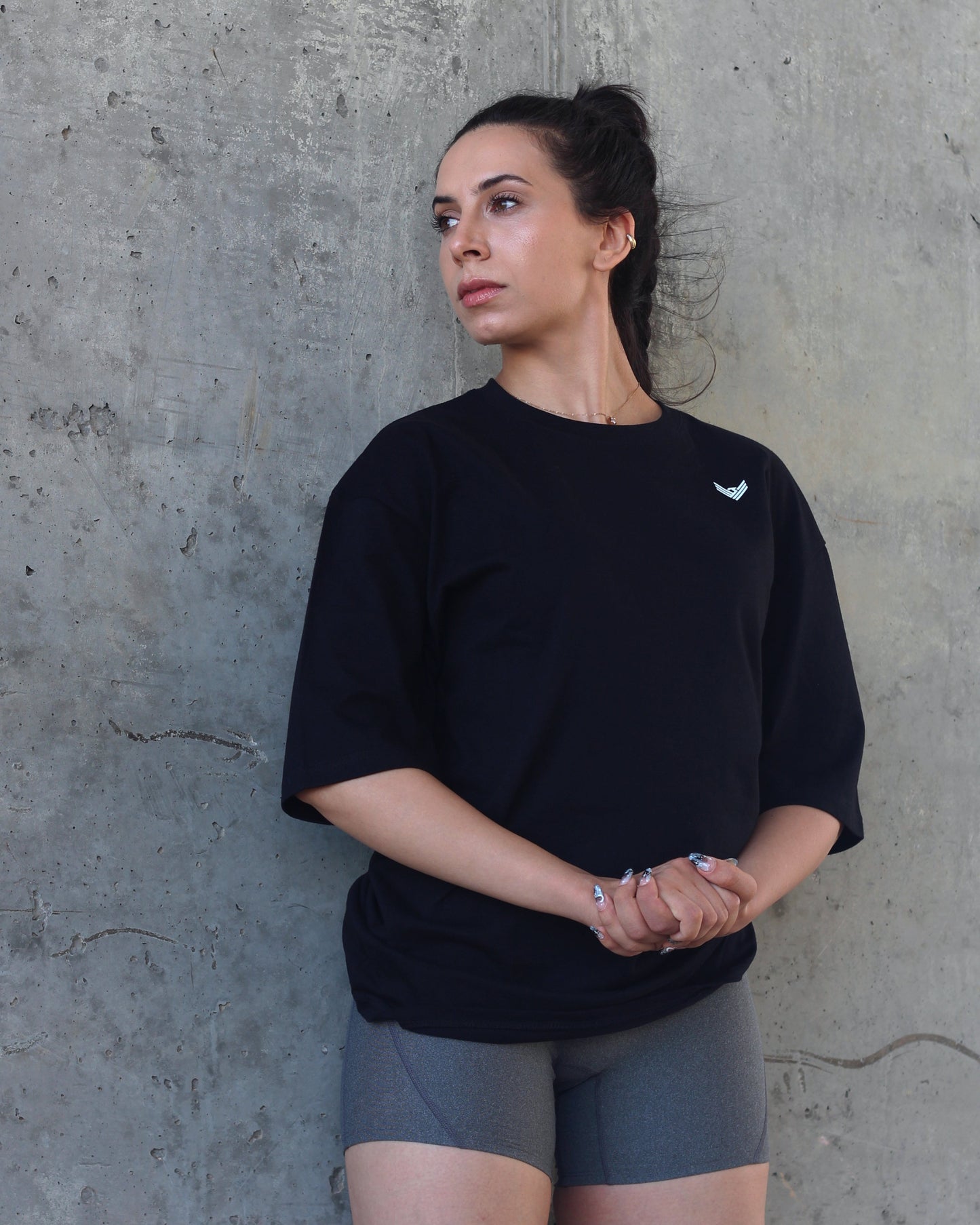 Core Oversized Tee - Black