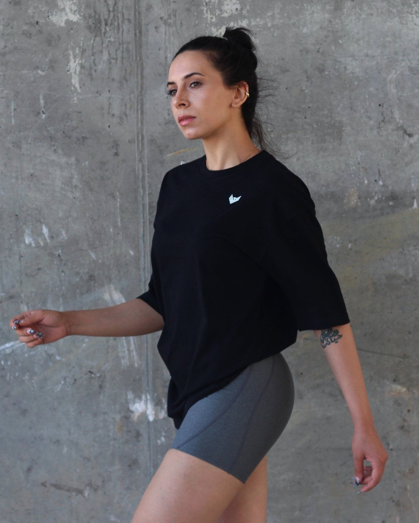 Core Oversized Tee - Black