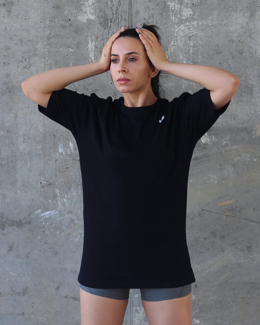 Core Oversized Tee - Black
