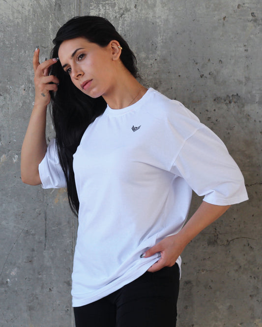 Core Oversized Tee  - White