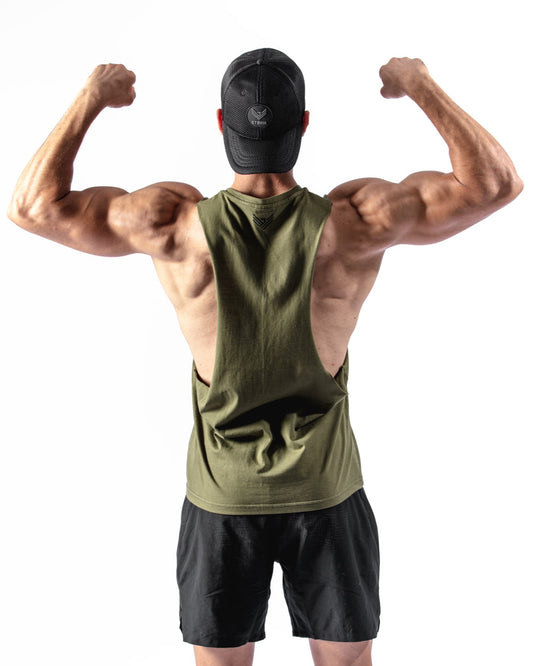 Lean Tank - Olive Green