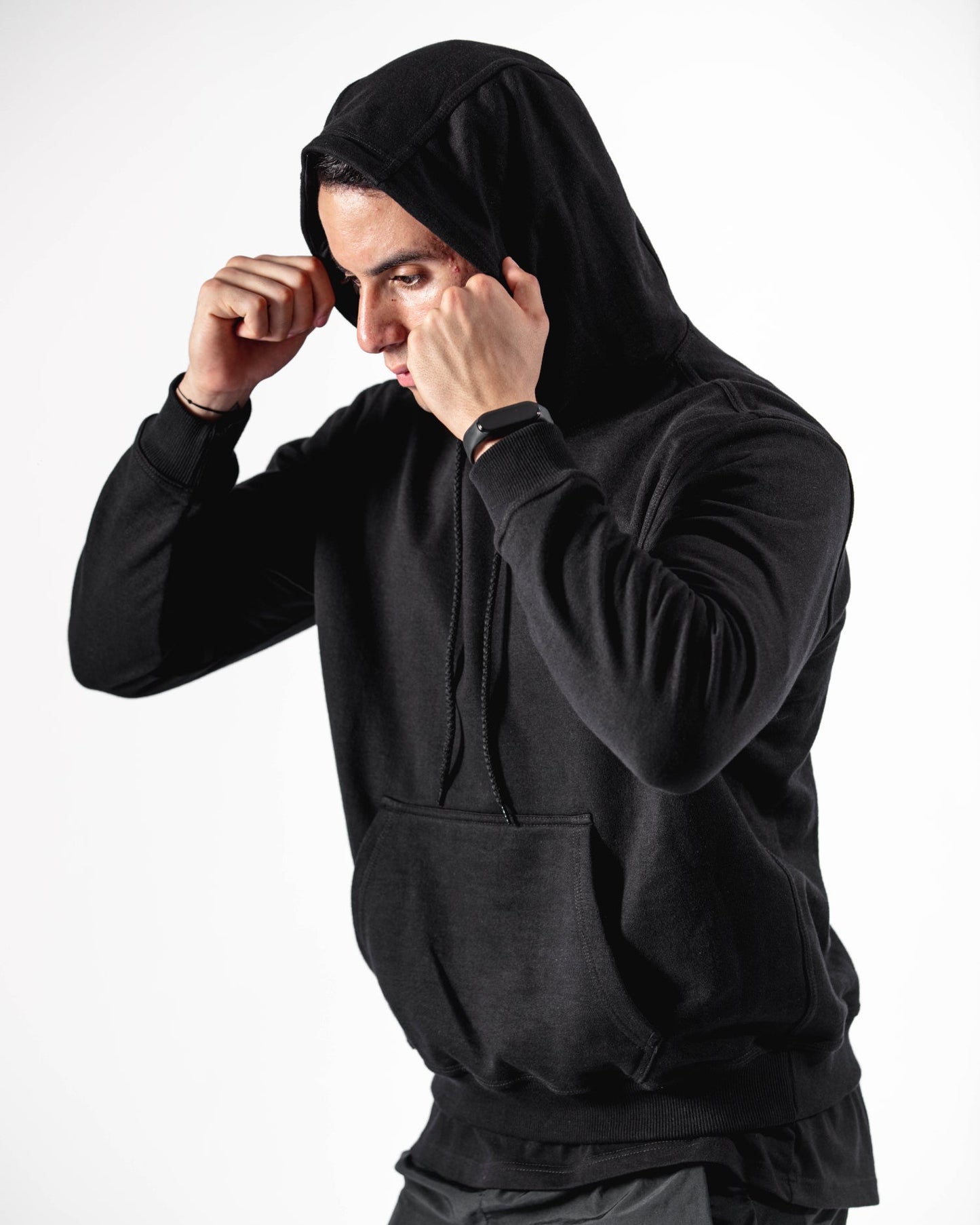 Sweat à capuche Aktiv - Noir
