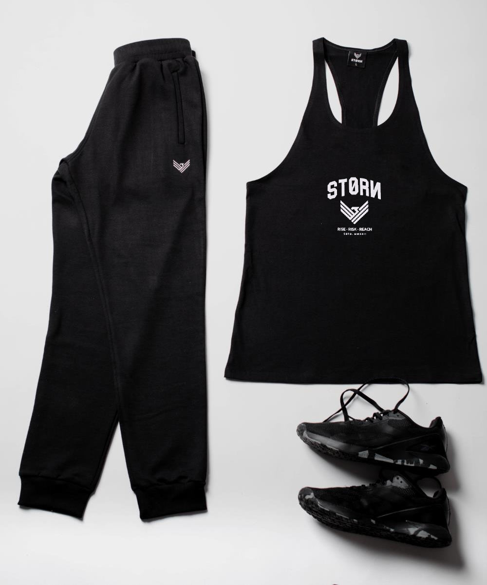 Varsity Stringer - Noir