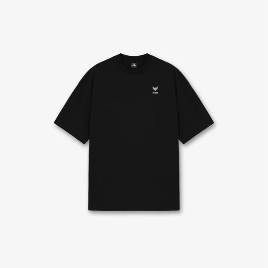 Block Oversized Tee - Black