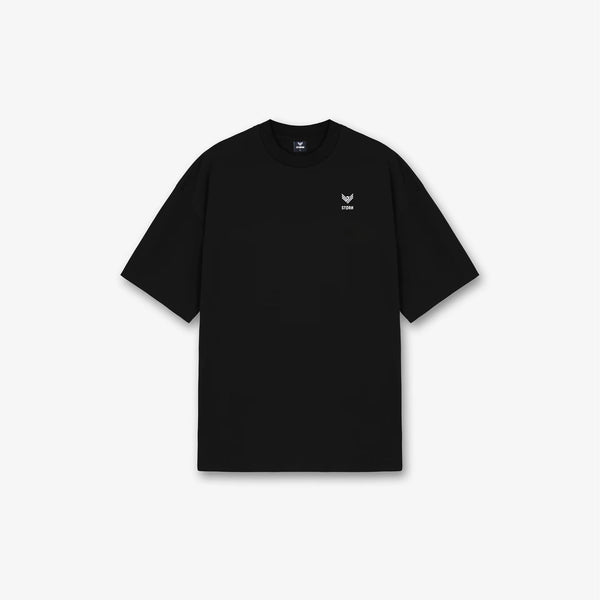 Block Oversized Tee - Black