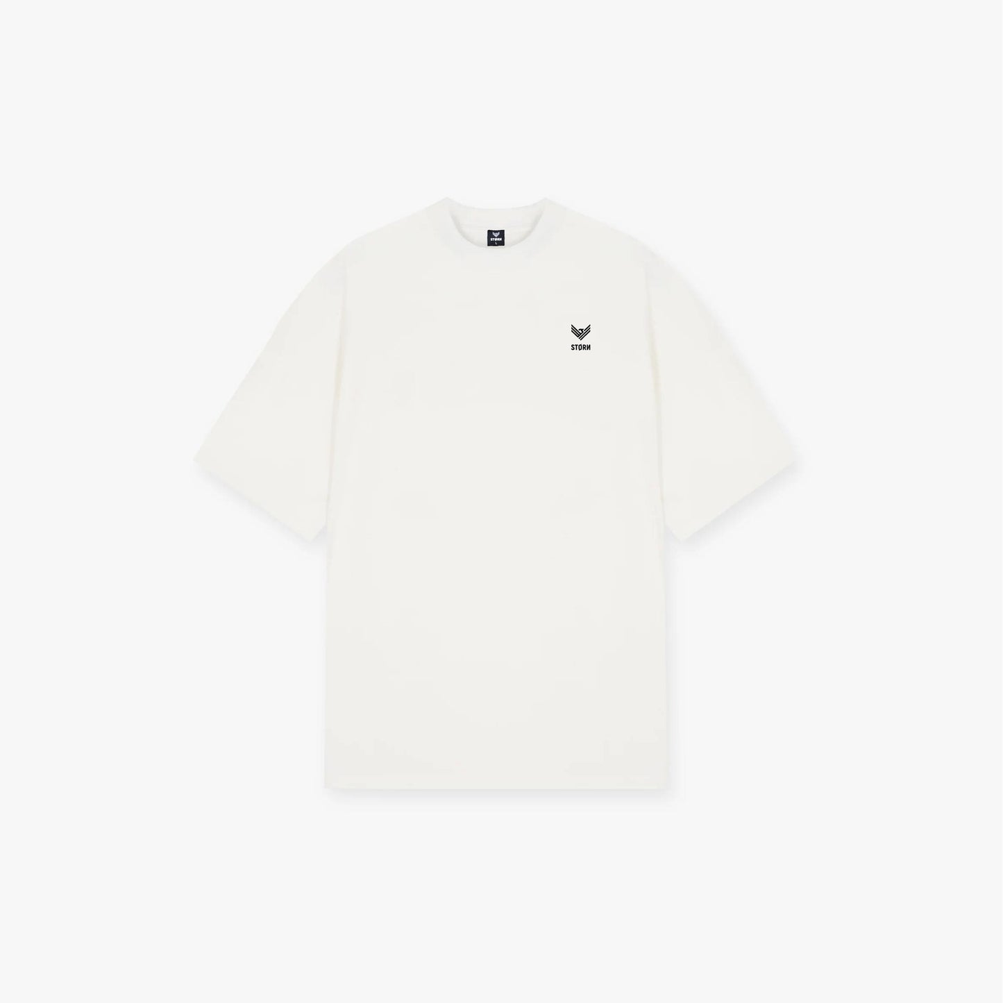 Block Oversized Tee - White