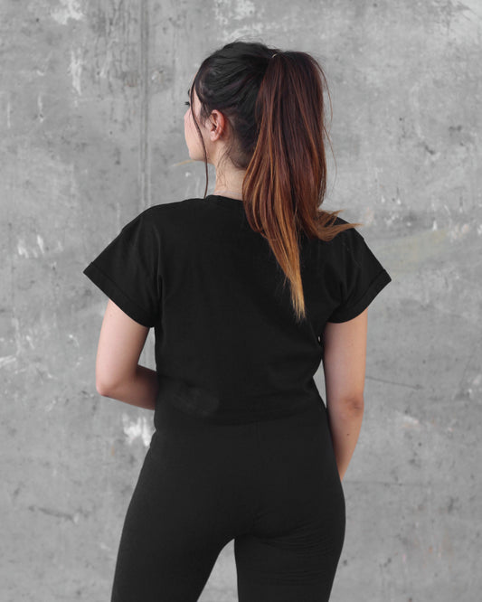 Core Crop Top - Black
