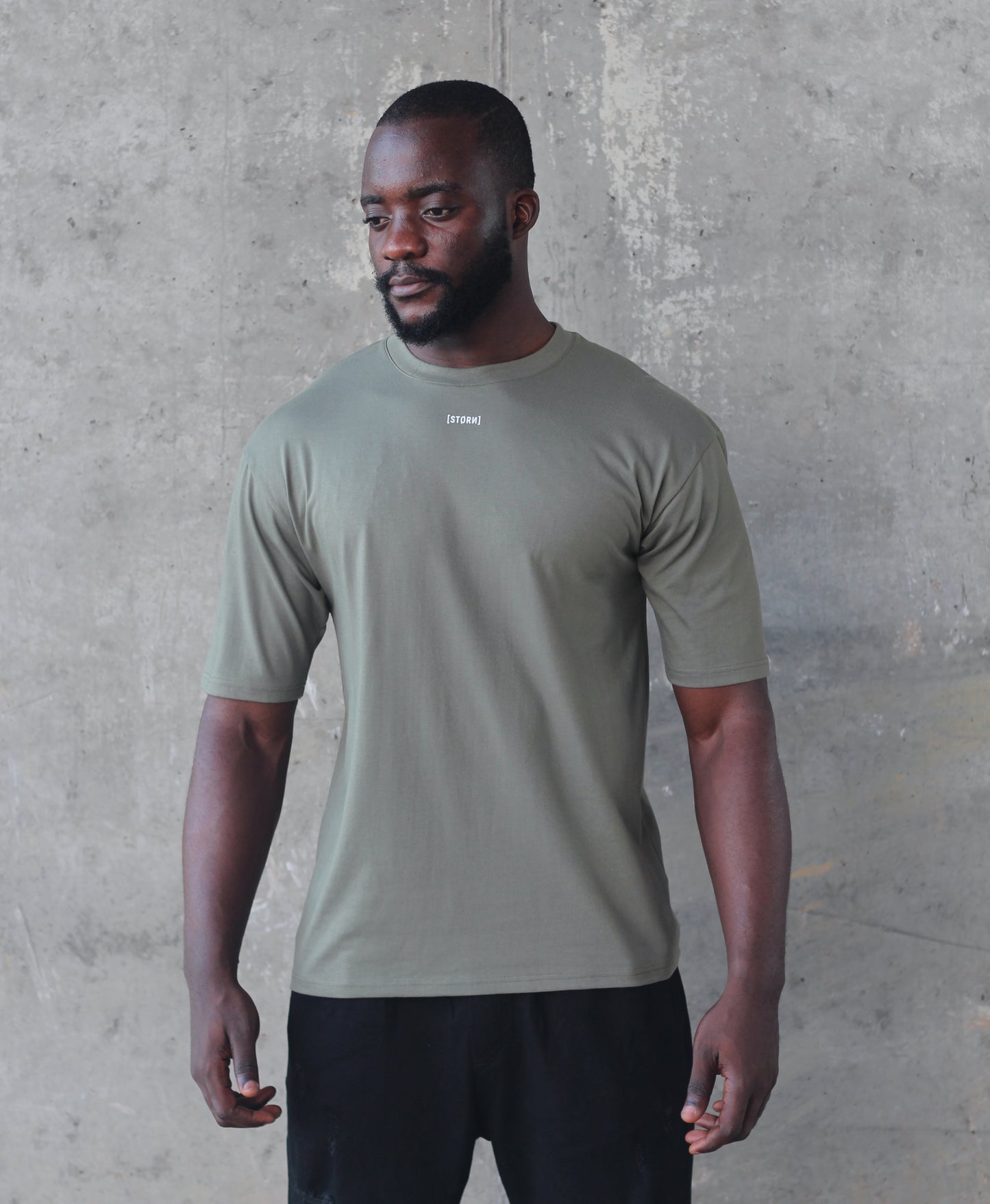 Trust Oversized Tee - Sage Green