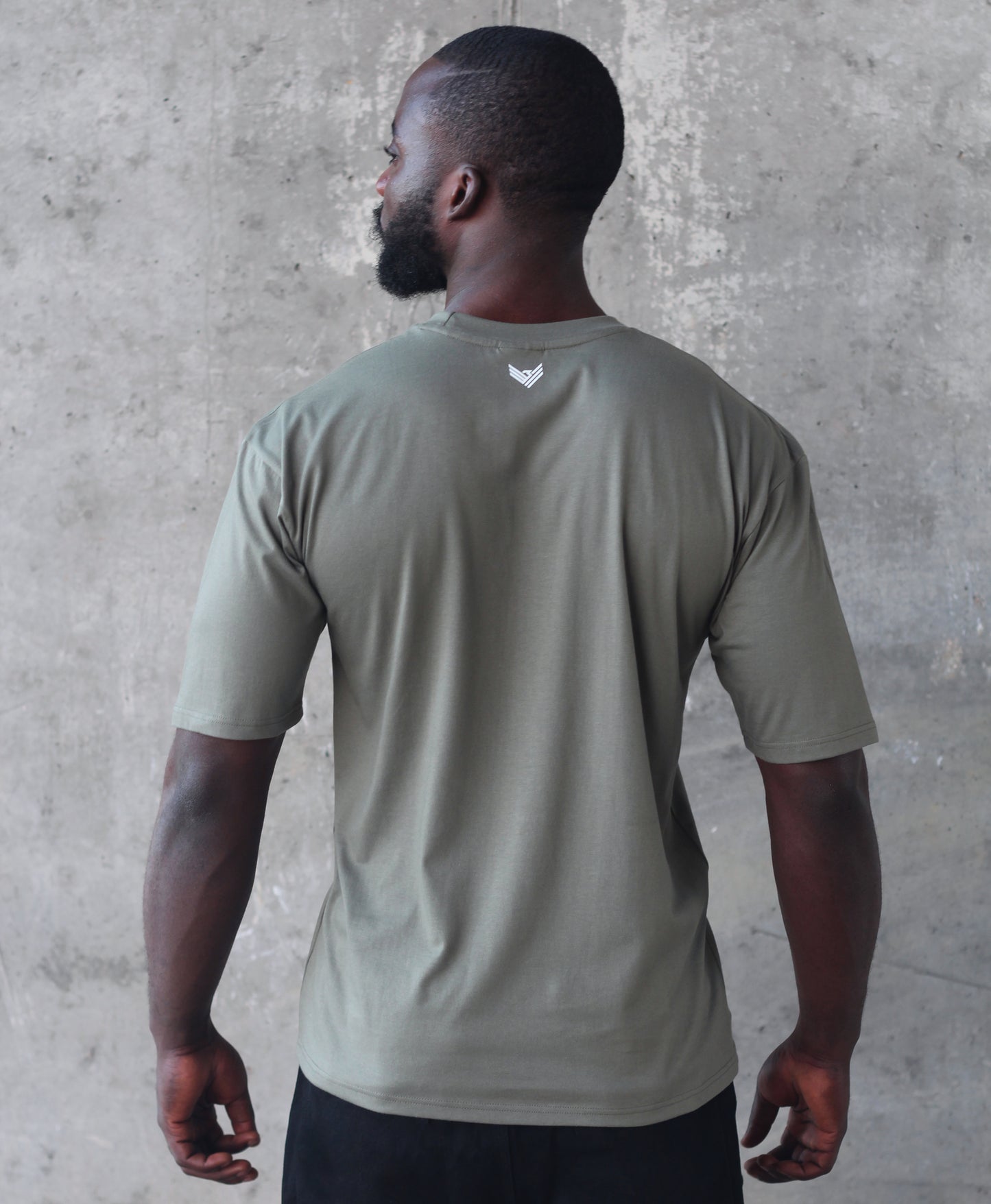 Trust Oversized Tee - Sage Green