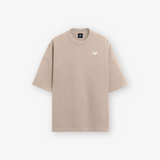 Core Oversized Tee - Sand