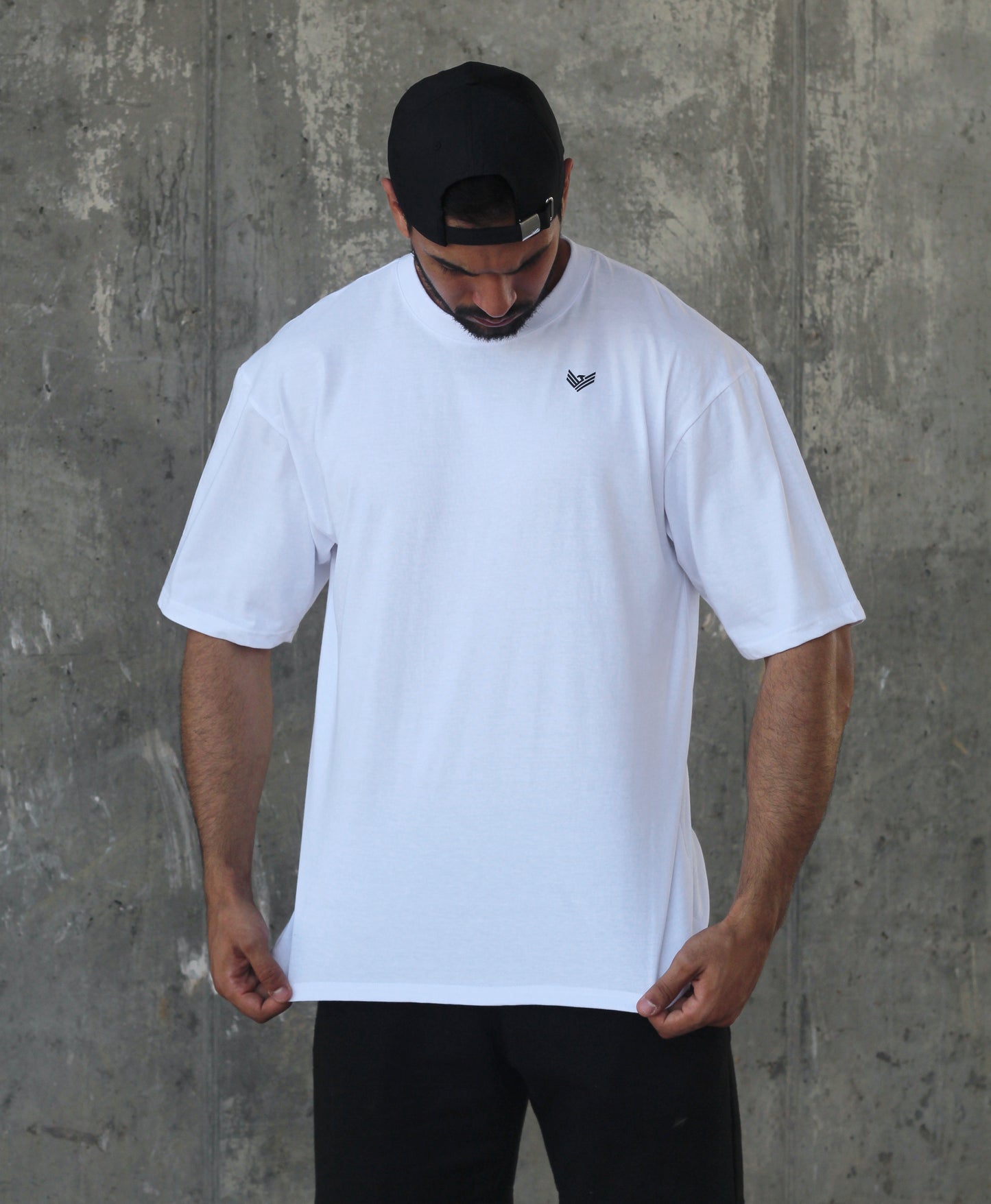 Core Oversized Tee  - White