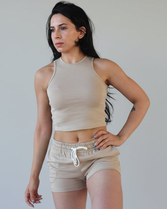 Essential Midi Tank - Desert Beige