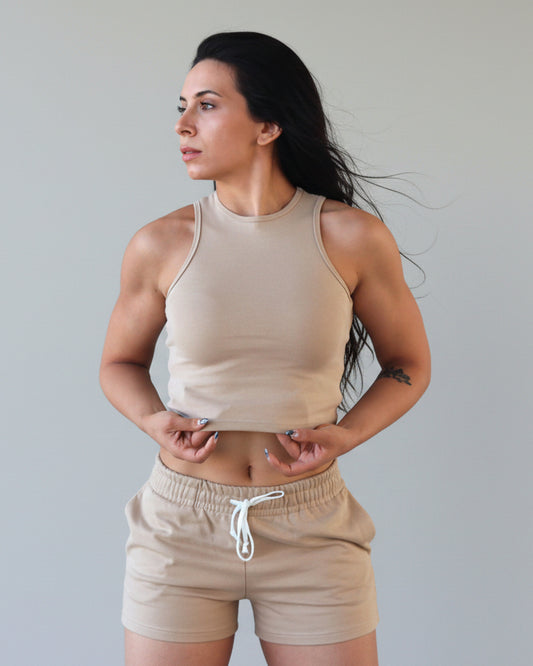 Essential Midi Tank - Desert Beige