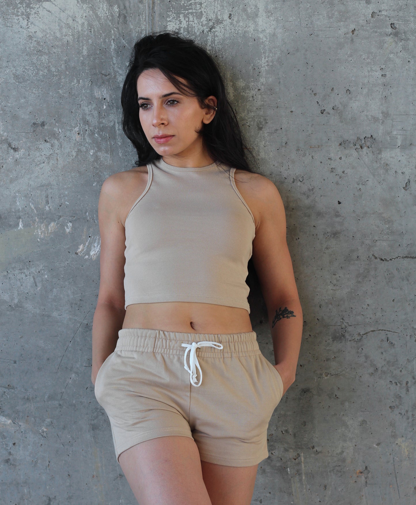 Essential Midi Tank - Desert Beige