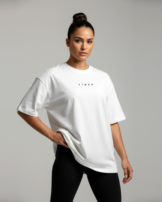 Storn Oversized Tee - White