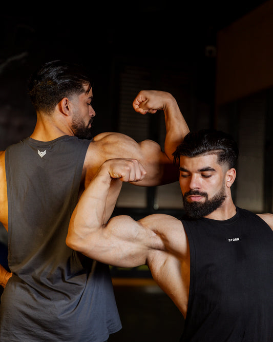 Essential Drop Arm Tank - Black