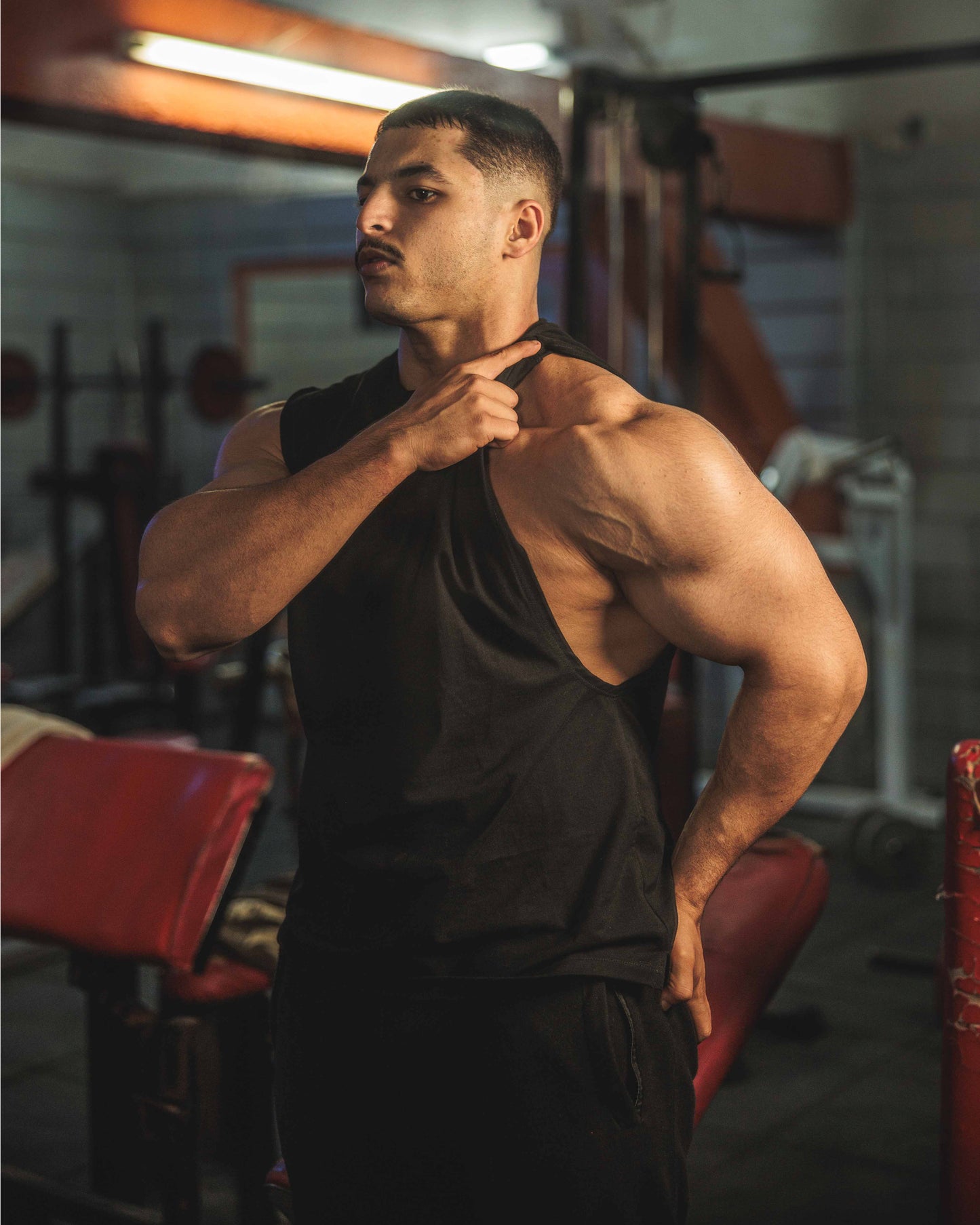 Essential Oversized Tank - Black