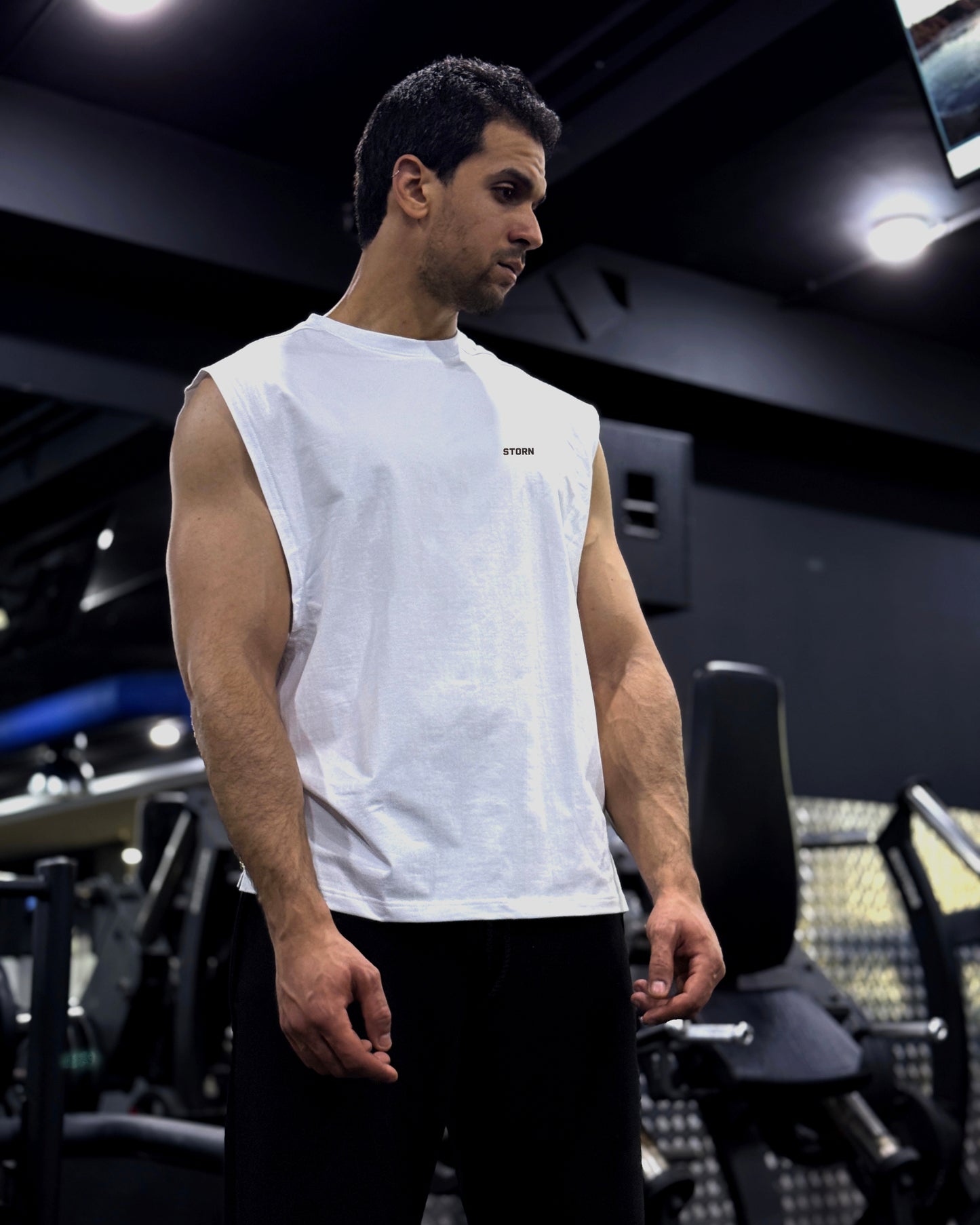 Essential Oversized Tank - White