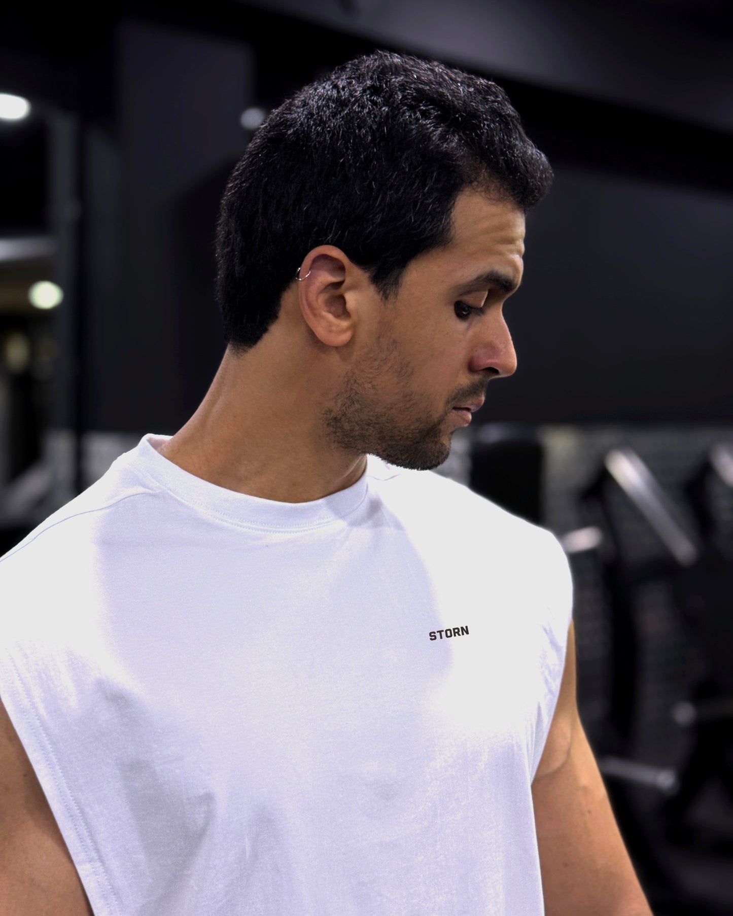Essential Oversized Tank - White