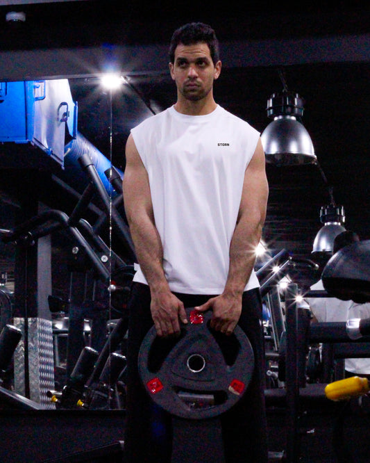 Essential Oversized Tank - White