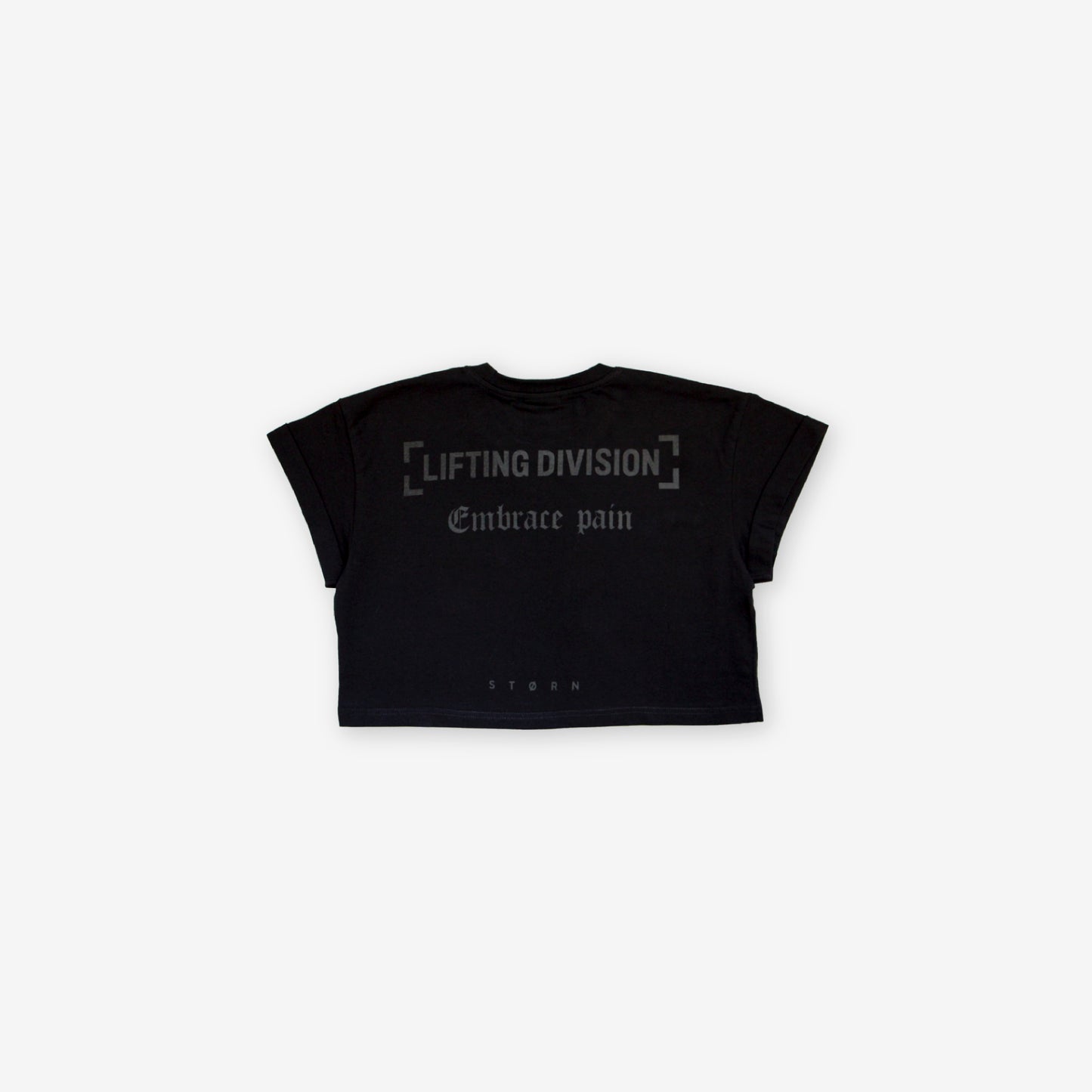 Lifting Division Crop Top - Black