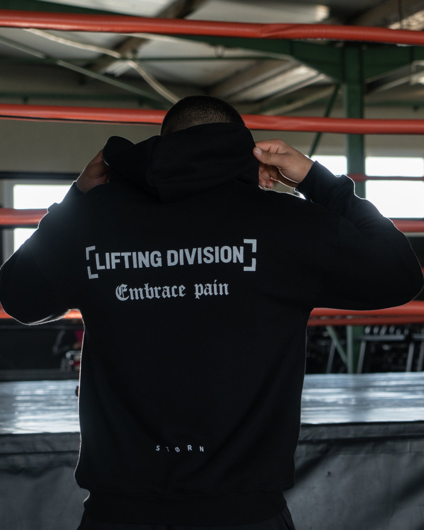 Sweat à capuche Lifting Div. - Noir