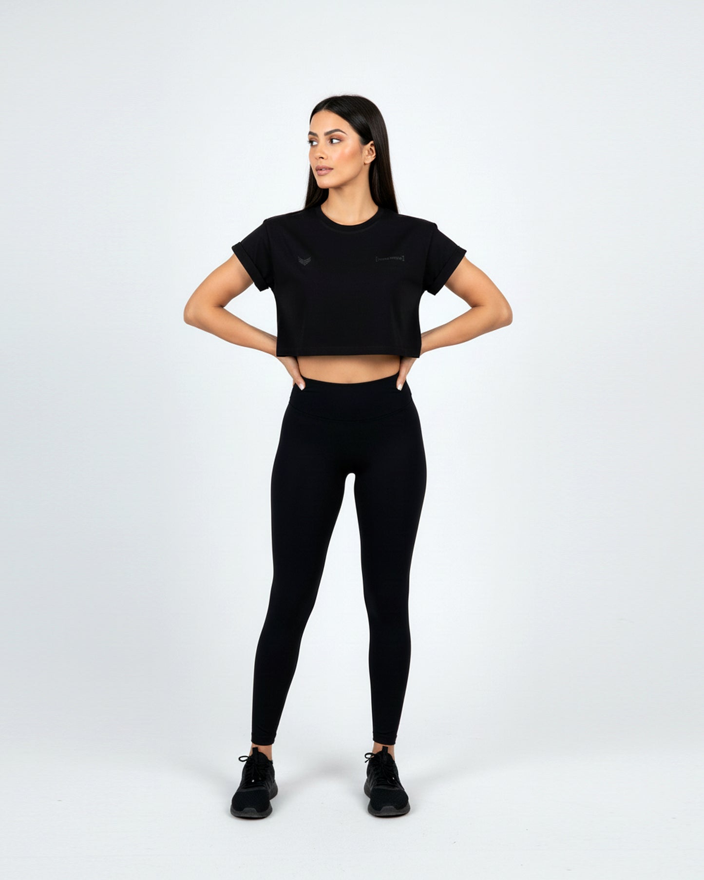 Lifting Division Crop Top - Black