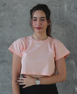 Trust Basic Crop Top - Pale Coral