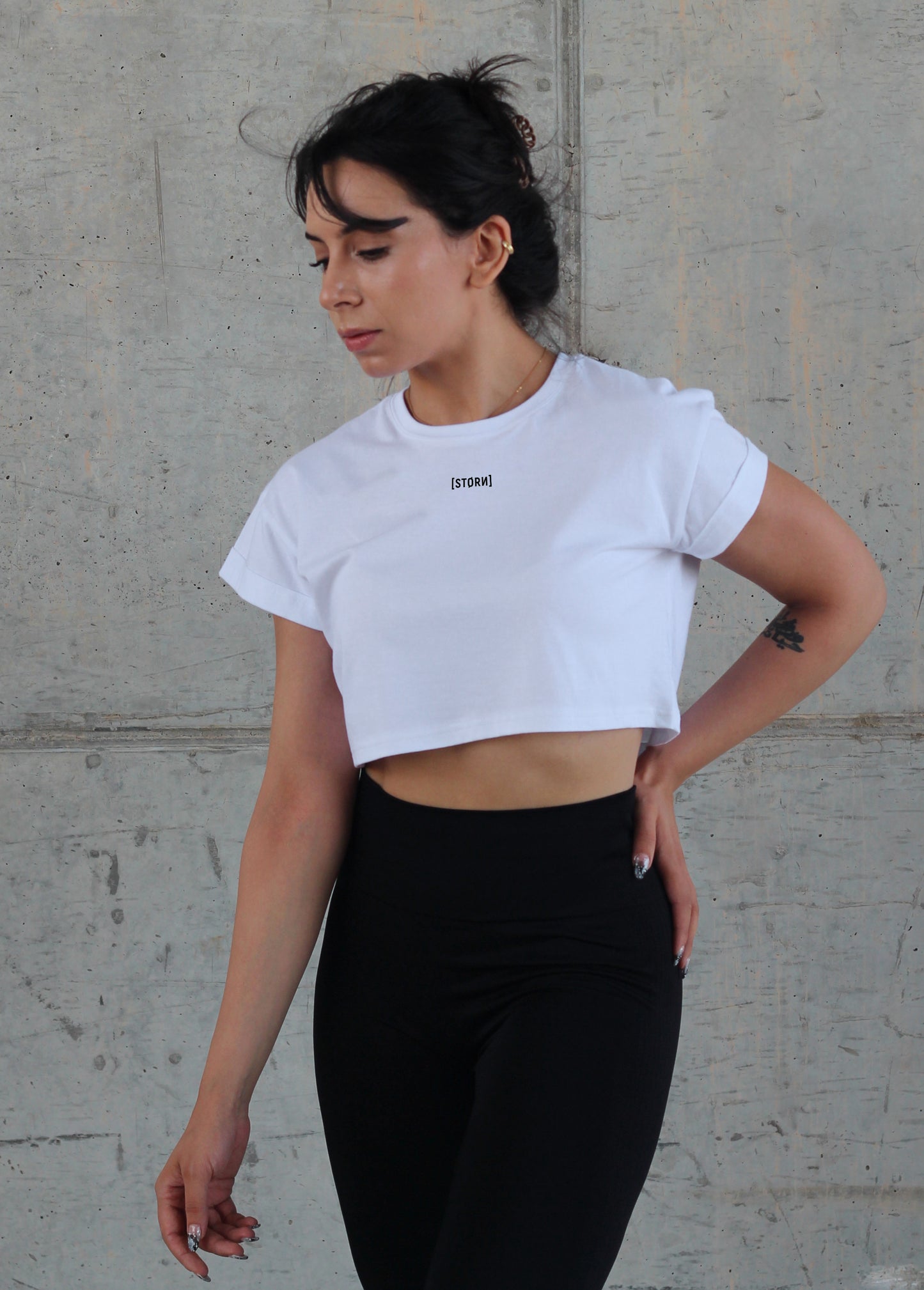 Trust Basic Crop Top - White