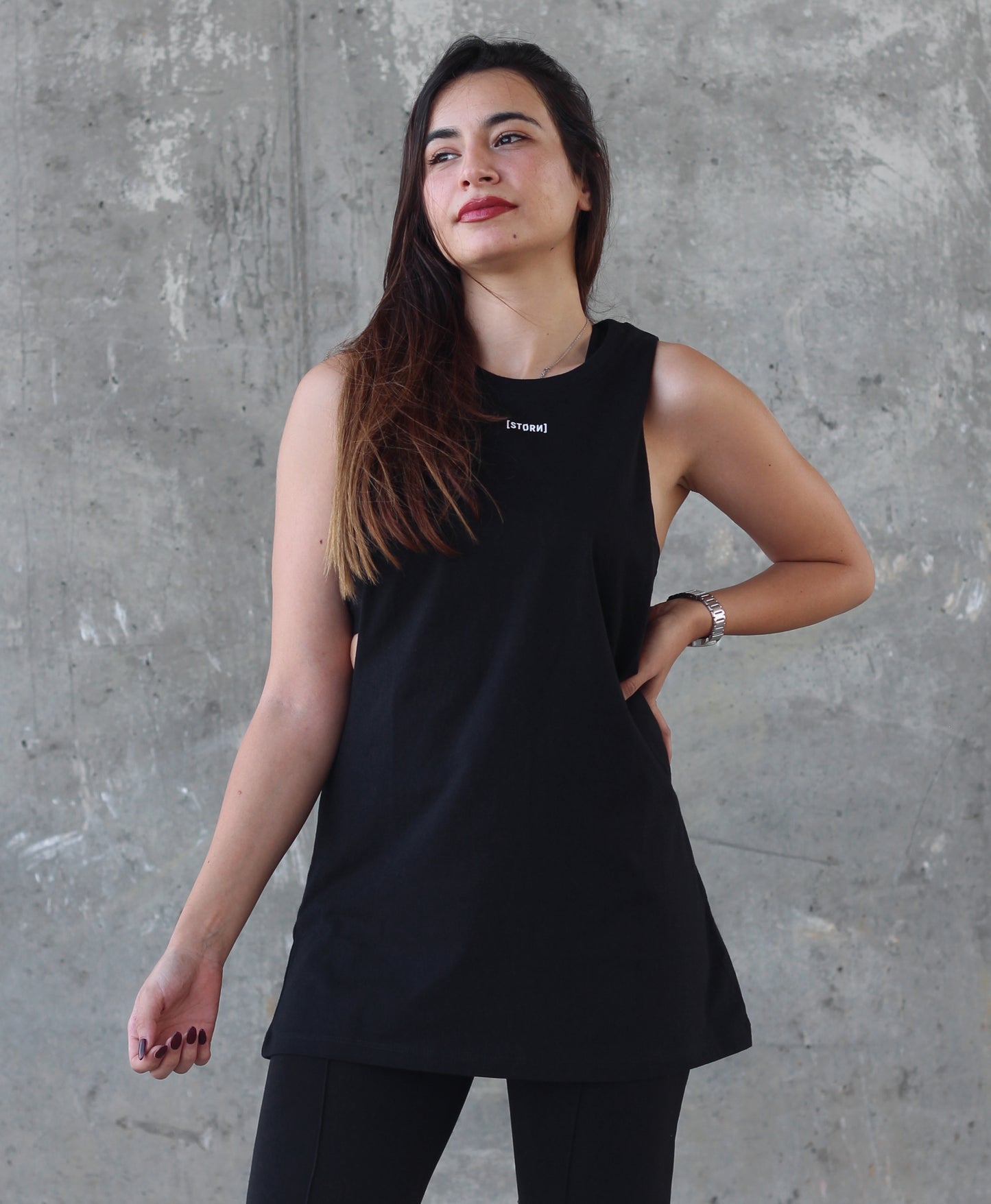 Trust Drop Arm Tank - Black