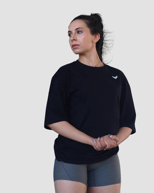 Core Oversized Tee - Black