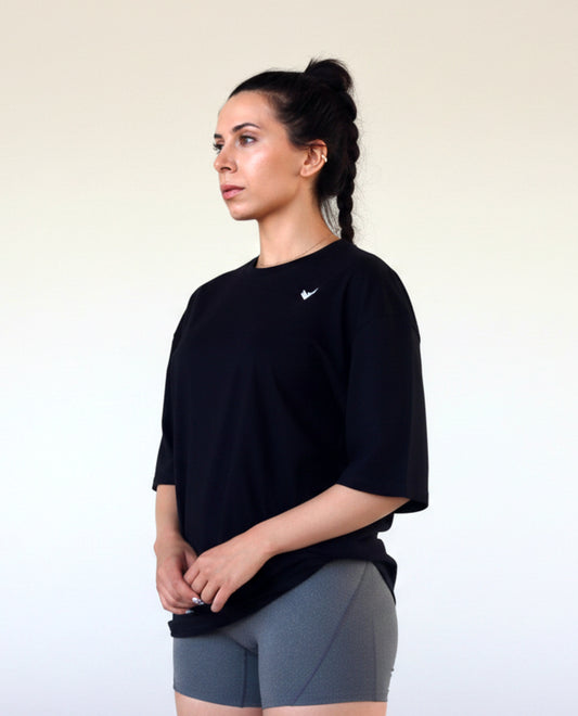 Core Oversized Tee - Black