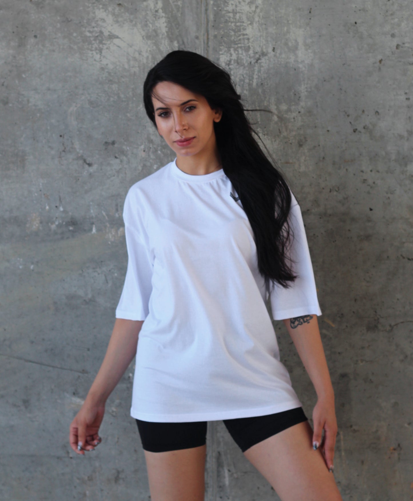 Core Oversized Tee  - White