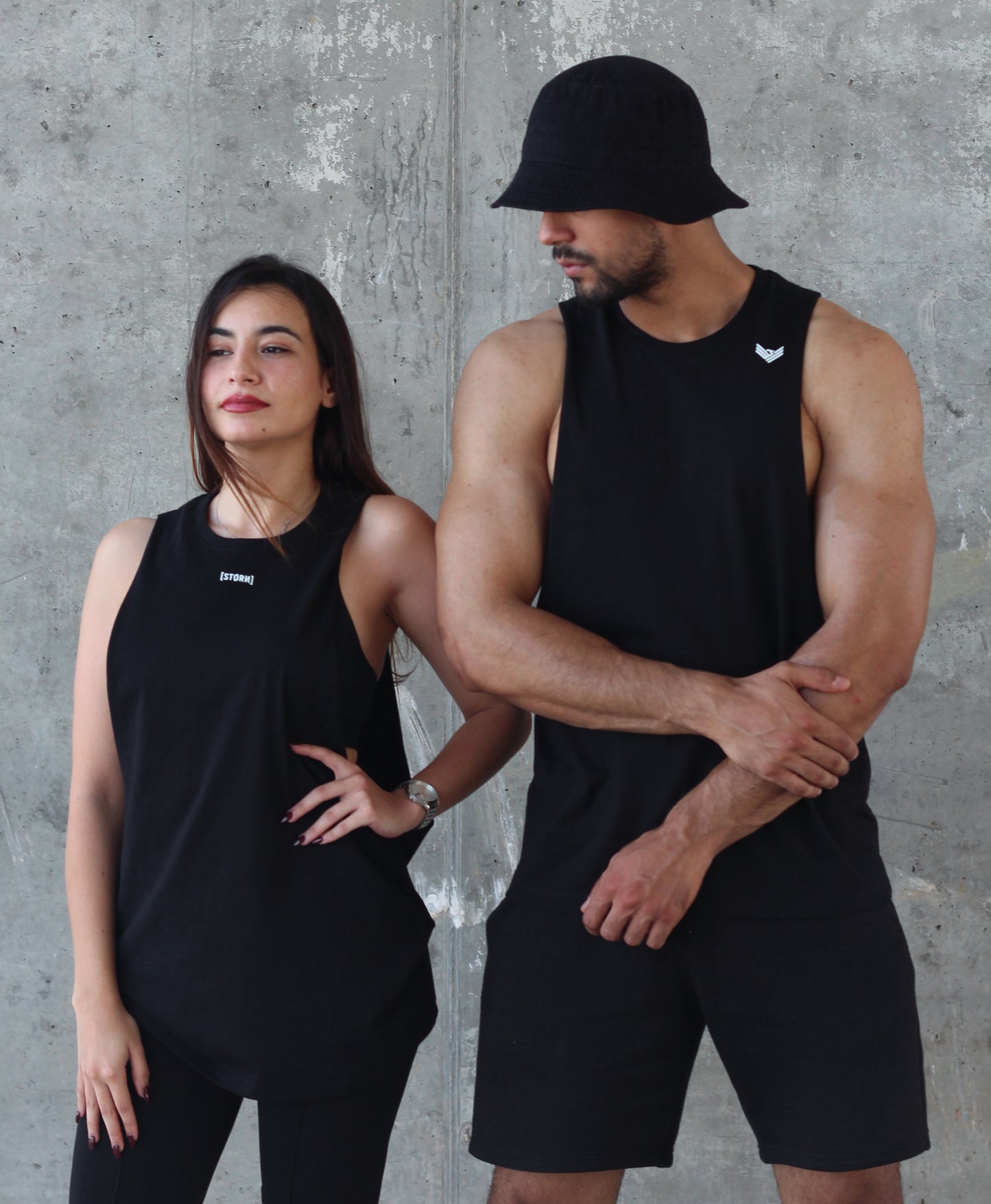 Trust Drop Arm Tank - Black