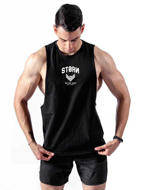 Varsity Tank - Black