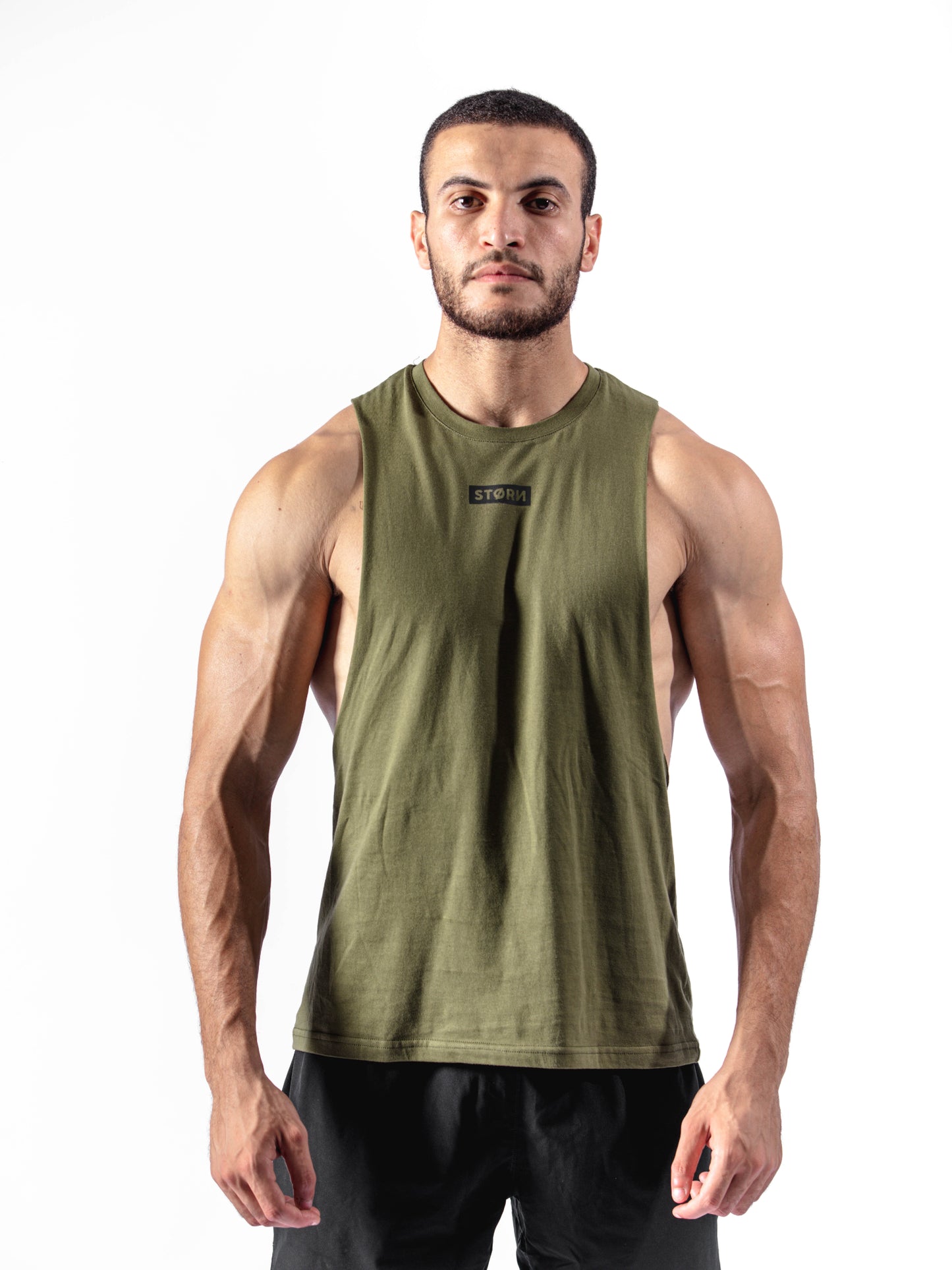 Lean Tank - Olive Green