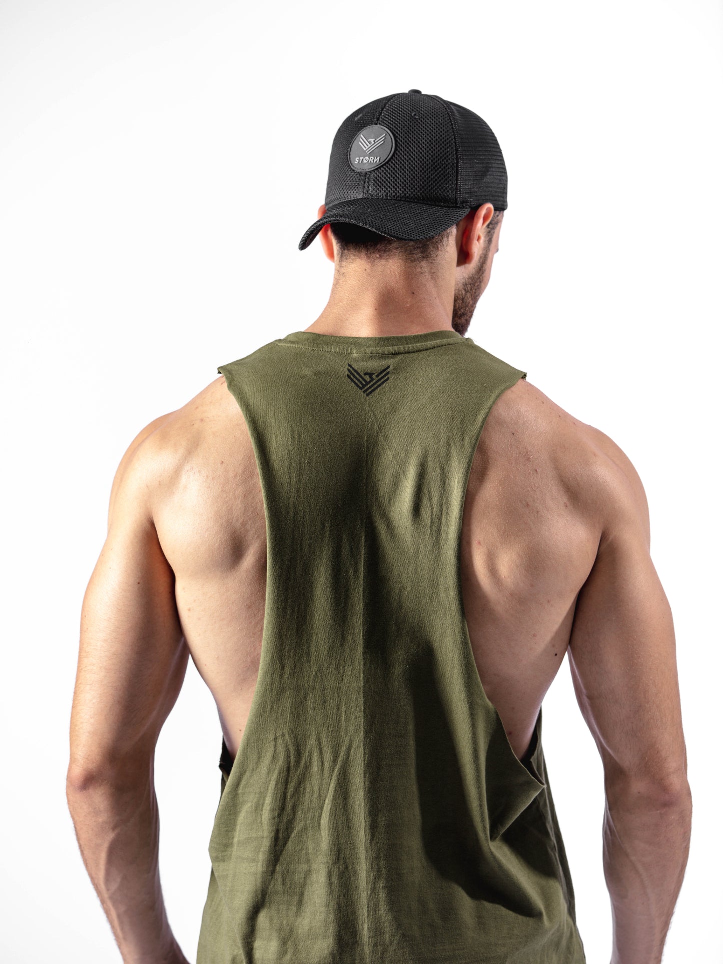 Lean Tank - Olive Green