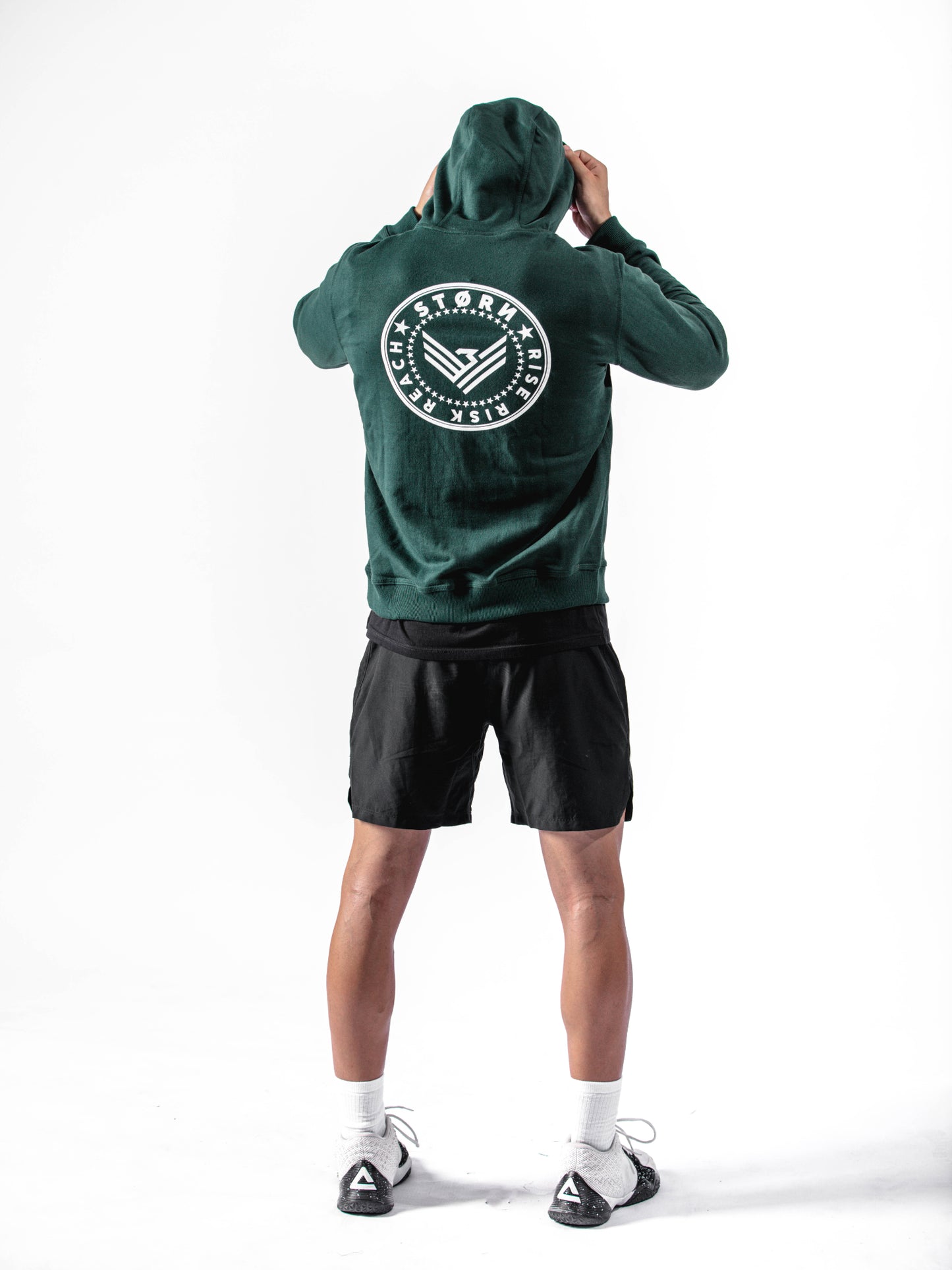 Sweat à capuche Bold - Vert forêt