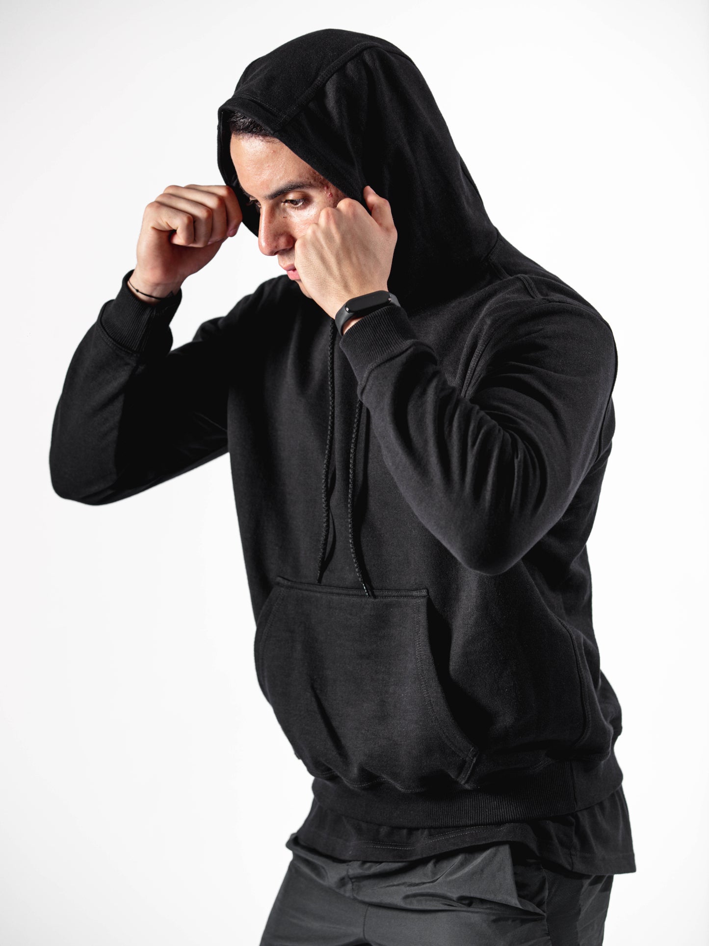 Sweat à capuche Aktiv - Noir